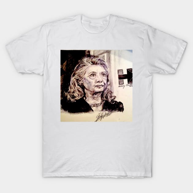 HILLARY CLINTON T-Shirt by billyhjackson86